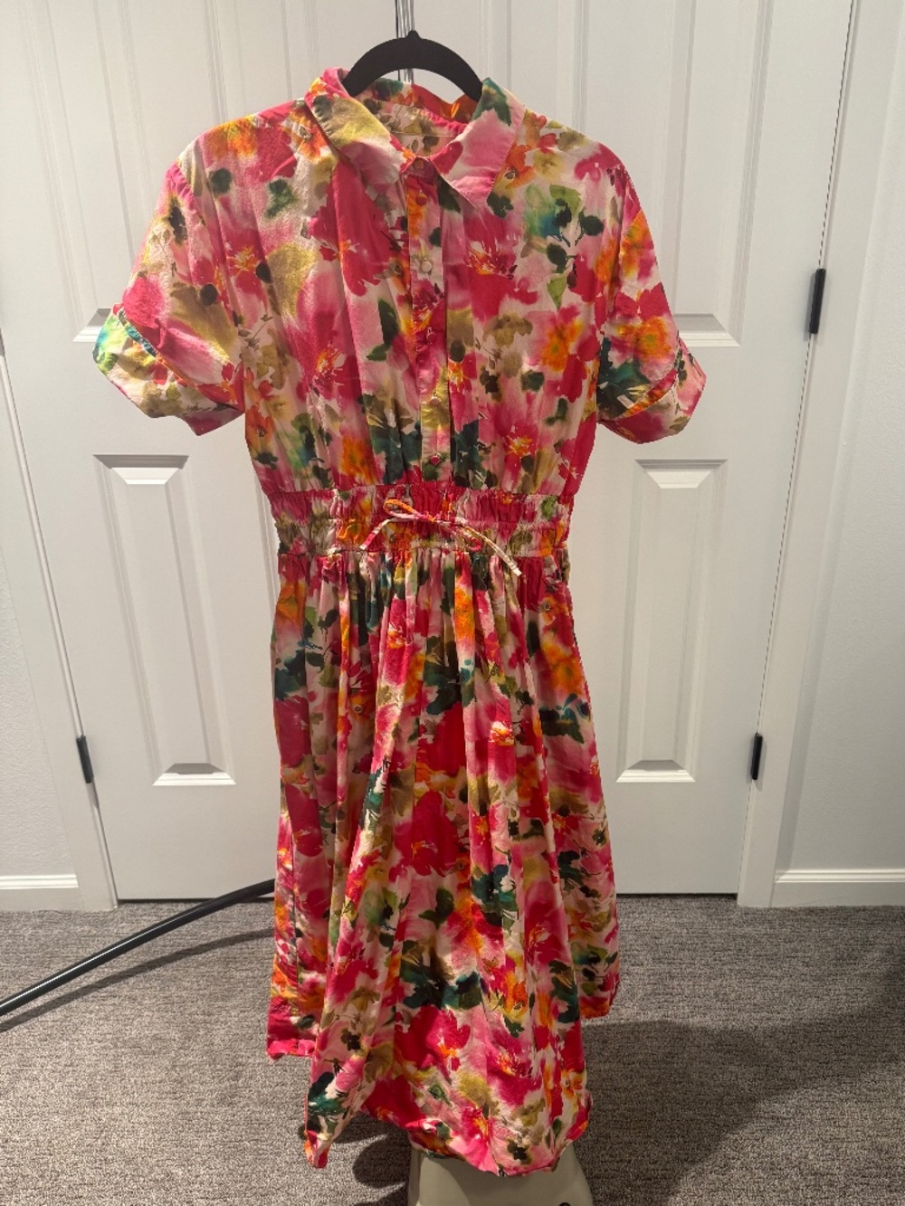 J Crew Floral Midi Dress Size 10